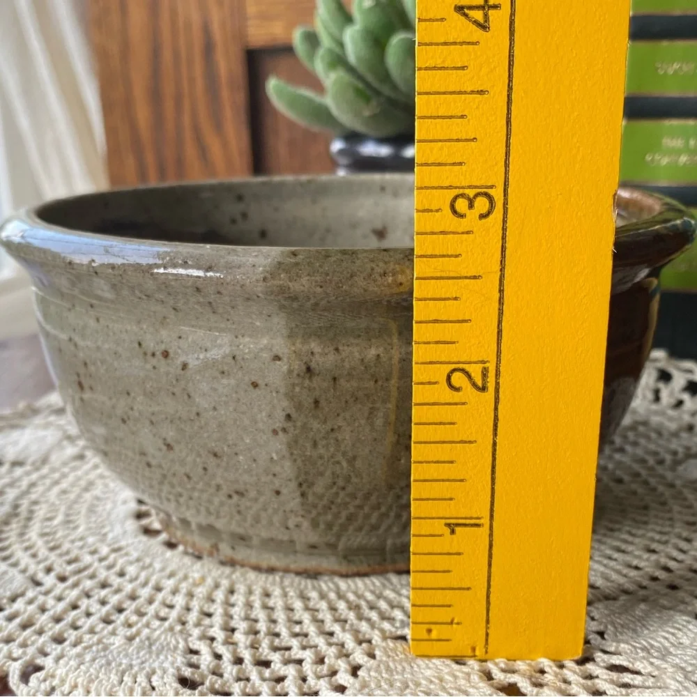 Studio Pottery Stoneware Bowl EUC